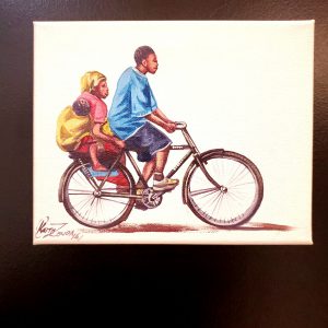 Zenda bicycle painting