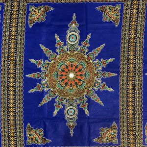 Blue tribal fabric –
